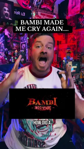 A post by @allhallowscleave on TikTok caption: Bambi The Reckoning. WHY IS BAMBI ALWAYS MAKING ME CRY #fyp #horror #horrortok #movietok #bambithereckoning #bambi 