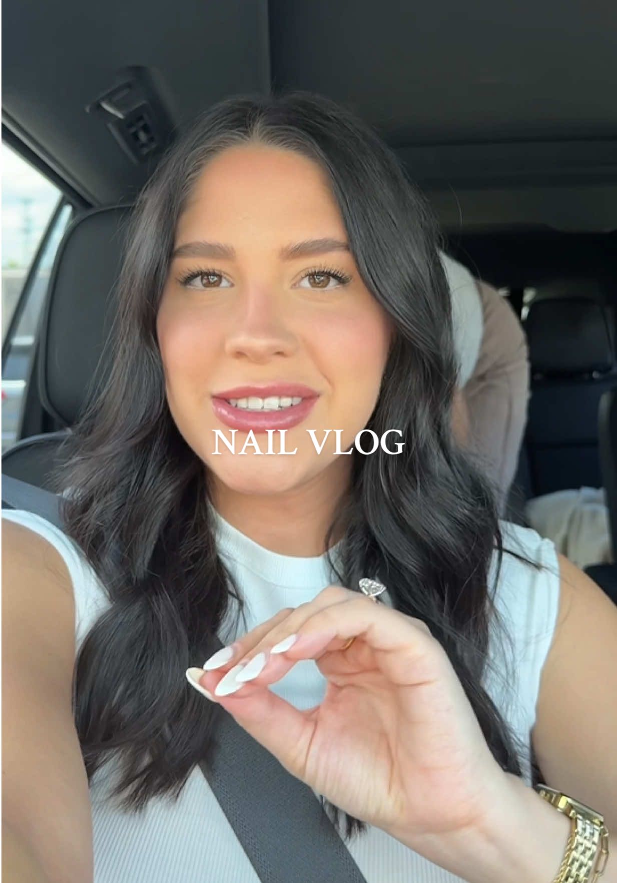 A post by @victoriabachlet on TikTok caption: Fresh nails = instant mood boost✨💅🏼 Prioritizing my mental health and making time for the little things that bring me joy has made such a difference this postpartum🫶🏻 #nails #summernails #rednails #postpartum #2under2 #newborn #postpartumjourney #2weekspp #nailinspo #CapCut 