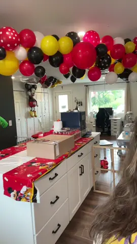 A post by @loreleiwilfong on TikTok caption: 🥳🥳🥳 #mickeymouse #fyp #motherhood #toddlermom #birthday #disney 