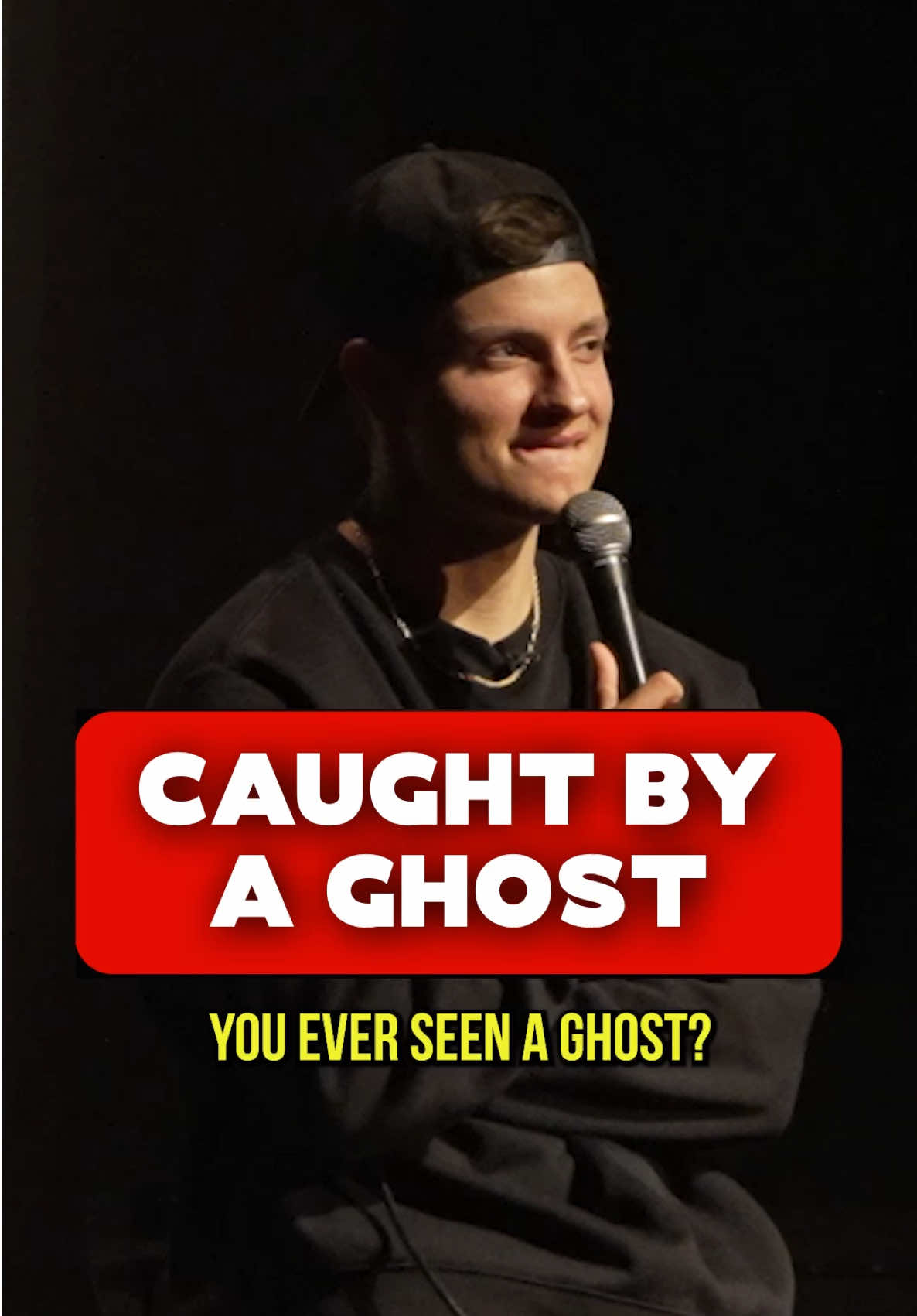 A post by @matt_rife on TikTok caption: The worst time to get caught 😂😂👻 #comedy #standup #standupcomedy #funny #mattriferoast #Ghost #haunted 