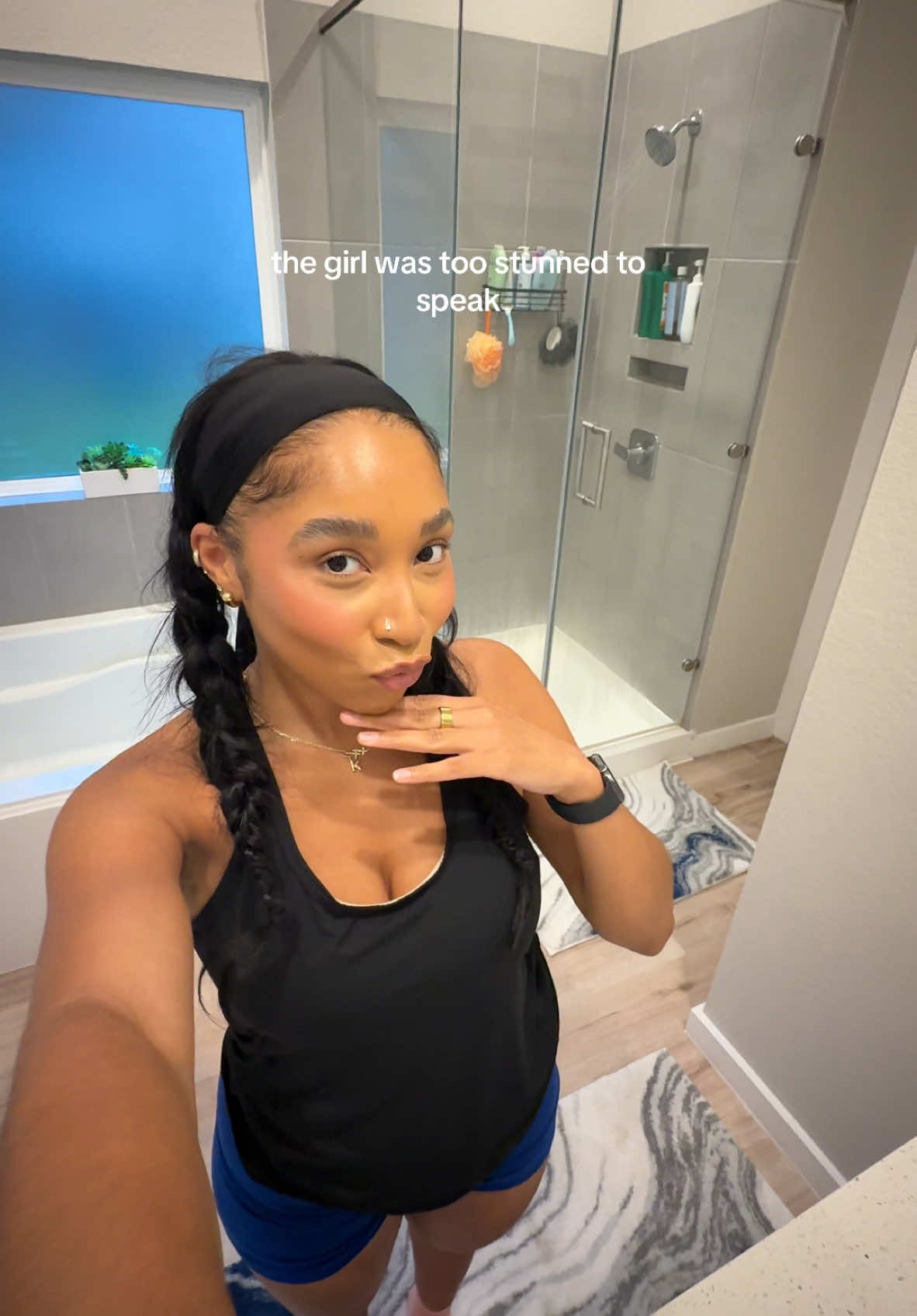 A post by @keyonceeb on TikTok caption: if you’ve been to Solidcore you know those classes have you sweatinggg but my makeup still looks good! I was literally shocked! #solidcore #pilates #fyp #makeup #makeuproutine 