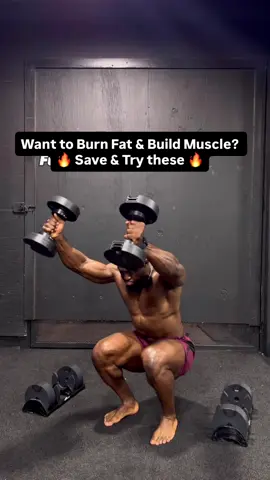 A post by @starboy_camair on TikTok caption: Insane Dumbbell full body workout to help burn fat & build muscle 🥵🔥…Who’s up for the challenge ?  Follow for More ✅  Tag & Share with a friend ❤️ #fitness  #gym #fypシ #workout #homeworkout 