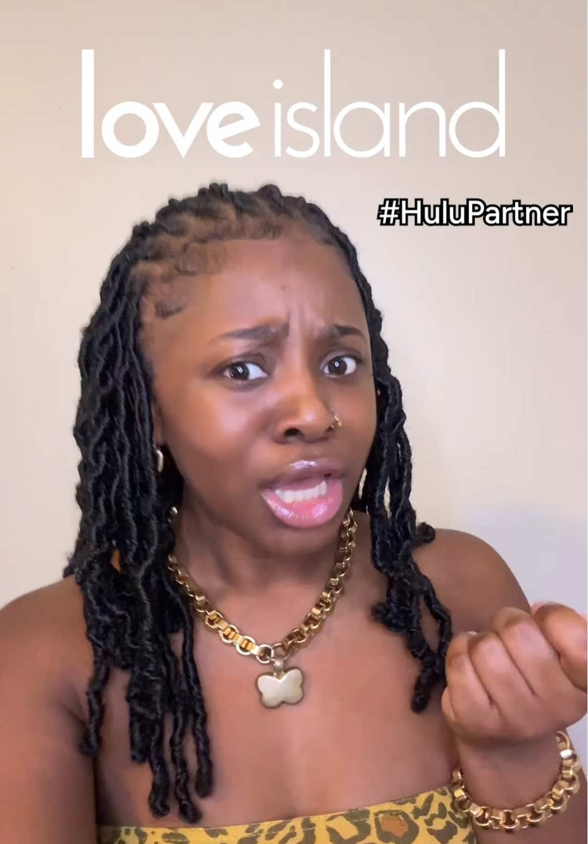 A post by @_alizej on TikTok caption: Love Island UK is serving the girls messy drama with a side of beans on toast 😭😭😭 #HuluPartner  There's so much more heartbreak, lies, romance, and drama to come so make sure you're caught up!  Watch #LoveIslandUK exclusively on @hulu in the US #LoveIsland #LoveIslandUK #LoveIslandReview @Love Island 