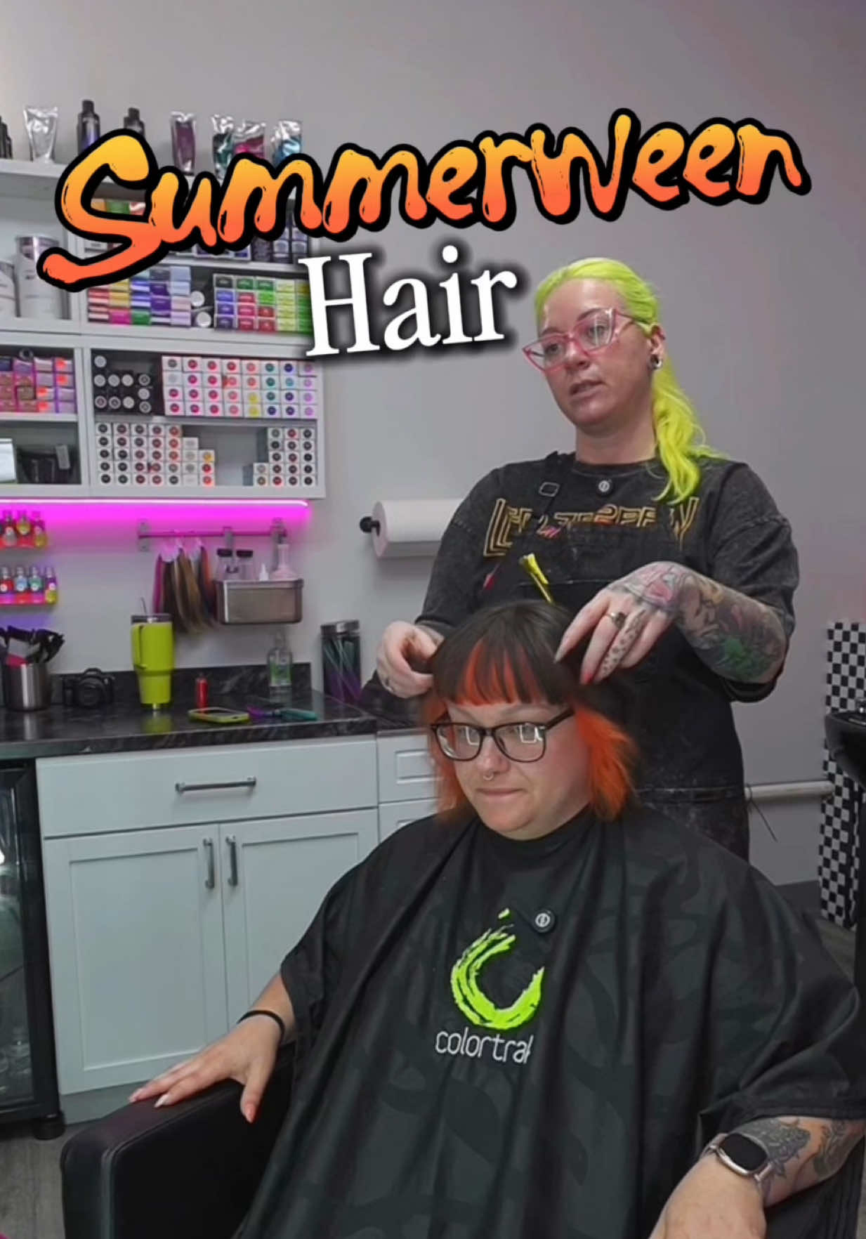 A post by @cryistalchaos on TikTok caption: Sometimes things don’t always go as planned. But this is also why I ask SO many questions and make sure I understand the history and layers of color on the hair.  Imagine if I hadn’t taken the time and jumped straight into bleaching it would’ve been a disaster.  We kept her hair healthy as always with @Olaplex styled with @amika & recommended our faves from @Matrix foils from @Dirty Foil  #indyhairstylist #indyhair #indianapolishairstylist #olaplex #hairtoks #hairstylistsoftiktok 