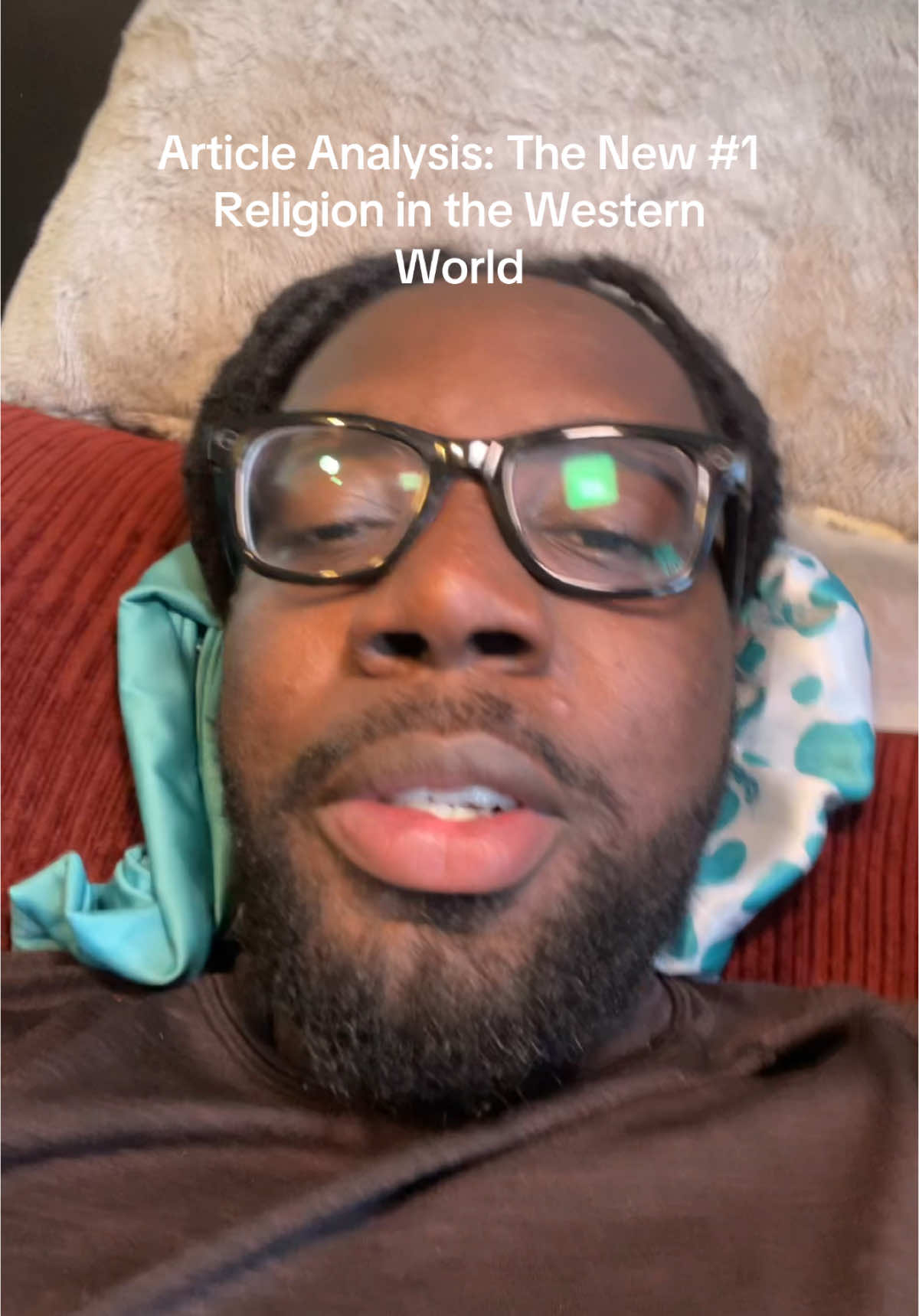 A post by @cookinglikeag on TikTok caption: Day 4/30: The Evolution of Religion in the Western World. #pwi #hbcu  Article Name: “Consumerism and Jubilee”. 