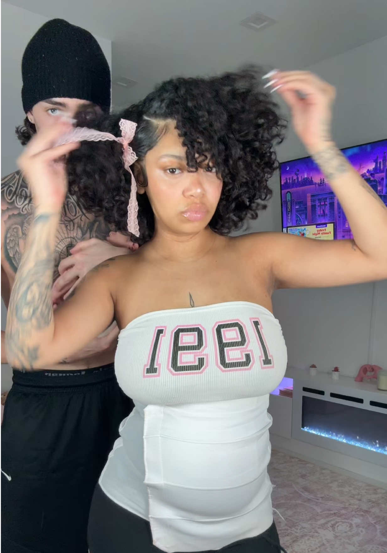 A post by @jessjustbored on TikTok caption: our little family 🧑‍🧑‍🧒♥️