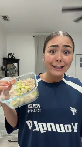 A post by @katelynnnmtz on TikTok caption: Not the most appetizing or apeeling meal, but we don't miss meals around here 🕺🕺#m#mealprep