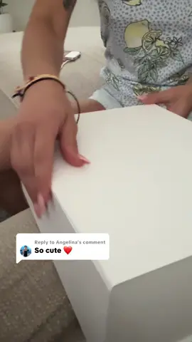 A post by @ on TikTok caption: Replying to @Angelina her reaction was even cuter 🥹 I think I was nervous laughing in case she said no 😭🩷