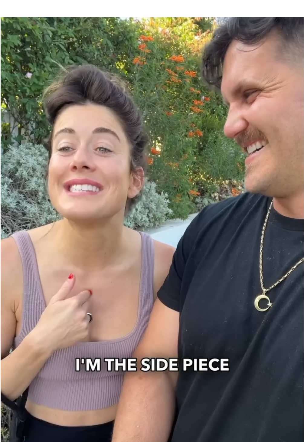 A post by @manonmathews on TikTok caption: When moms away, the side piece will play 🤪 #sidepiece #comedy #kidding #mother