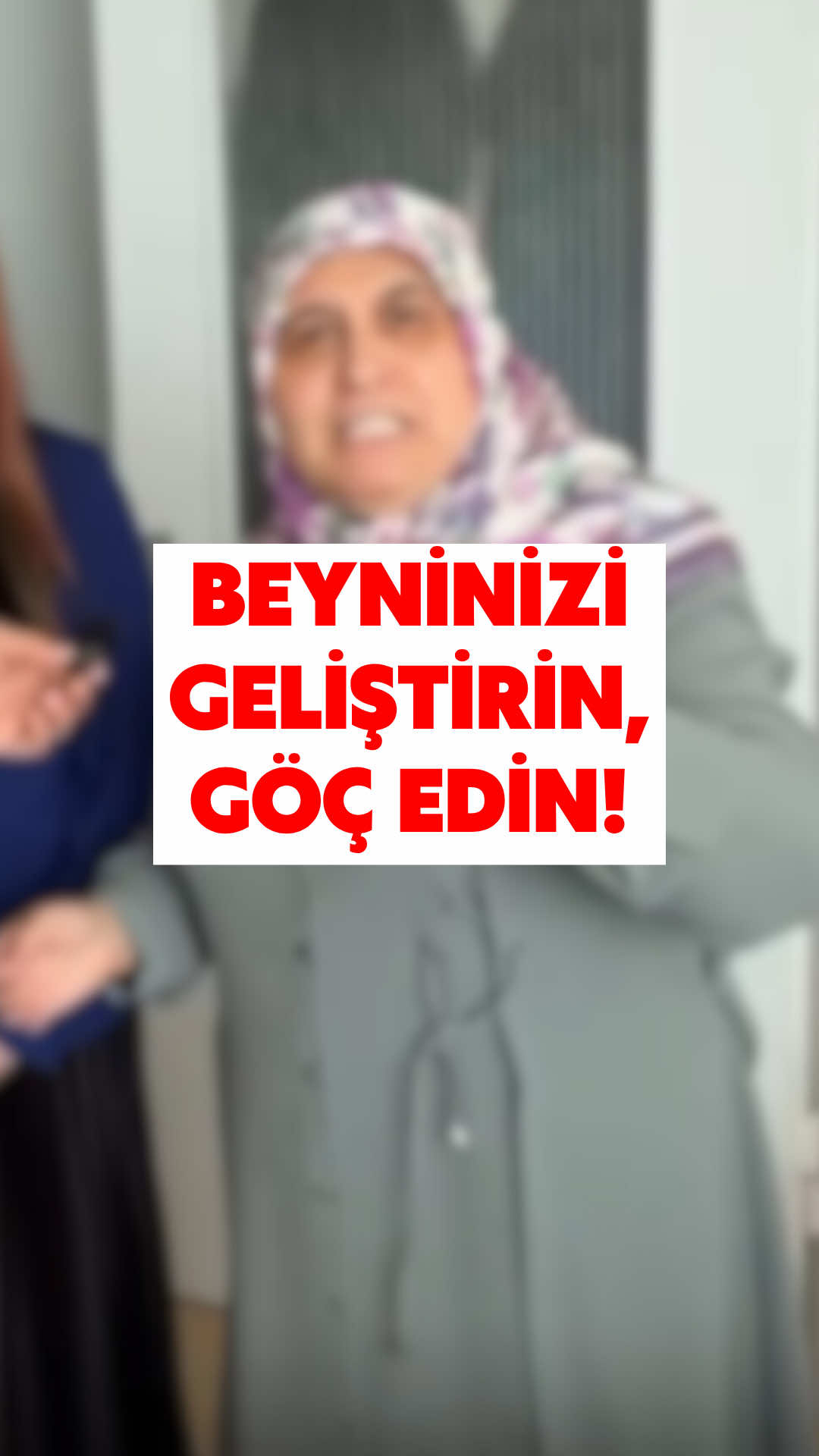 A post by @benyuxel on TikTok caption: Almanya'ya göç eden ablamızdan, gençlere hem nasihat hem fırça geldi! 54 yaşında göç ettirdiğimiz Pervin abla, bakın neler söyledi? #almanya #benyüksel 