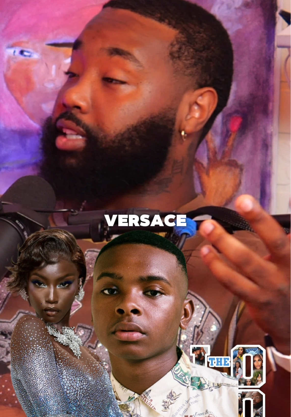 A post by @angielolo on TikTok caption: We don’t think @JAY VERSACE said anything that wasn’t a fact, but cancel culture is indeed trending.  The landscape is what it is & that’s okay but let’s not act like we don’t know the standard set for black models .  #jayversace #blackmodel #anokyai 