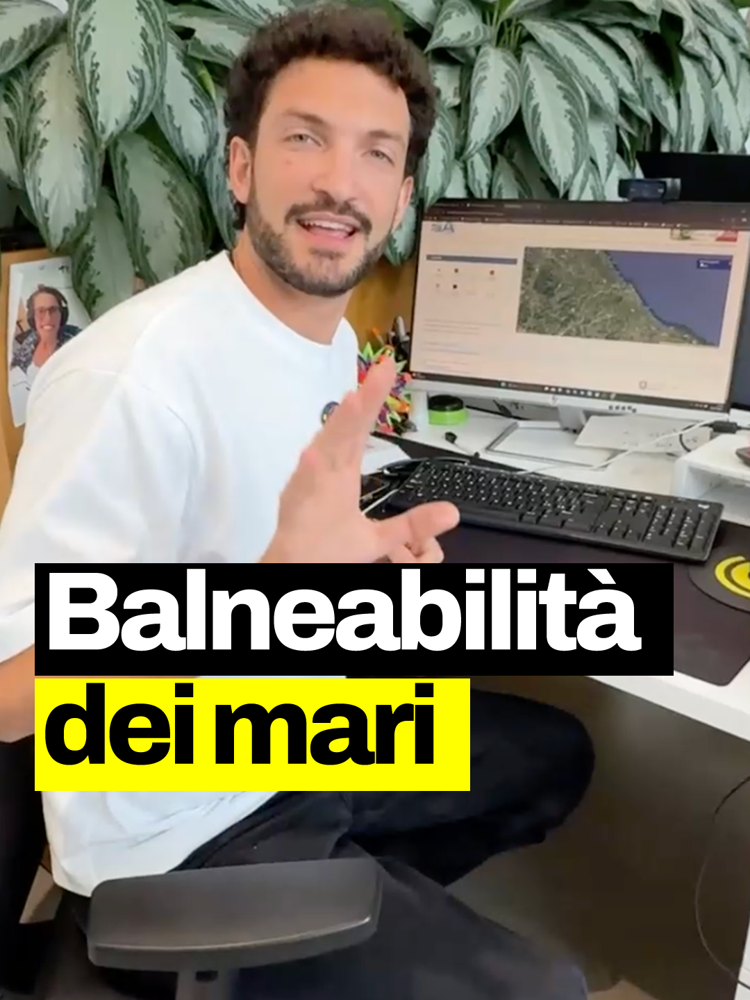 A post by @geopop on TikTok caption: Come facciamo a conoscere la qualità delle nostre acque di mare? Basta controllare il Portale Acque del Ministero della Salute!  #geopop #figononlosapevo #losapeviche