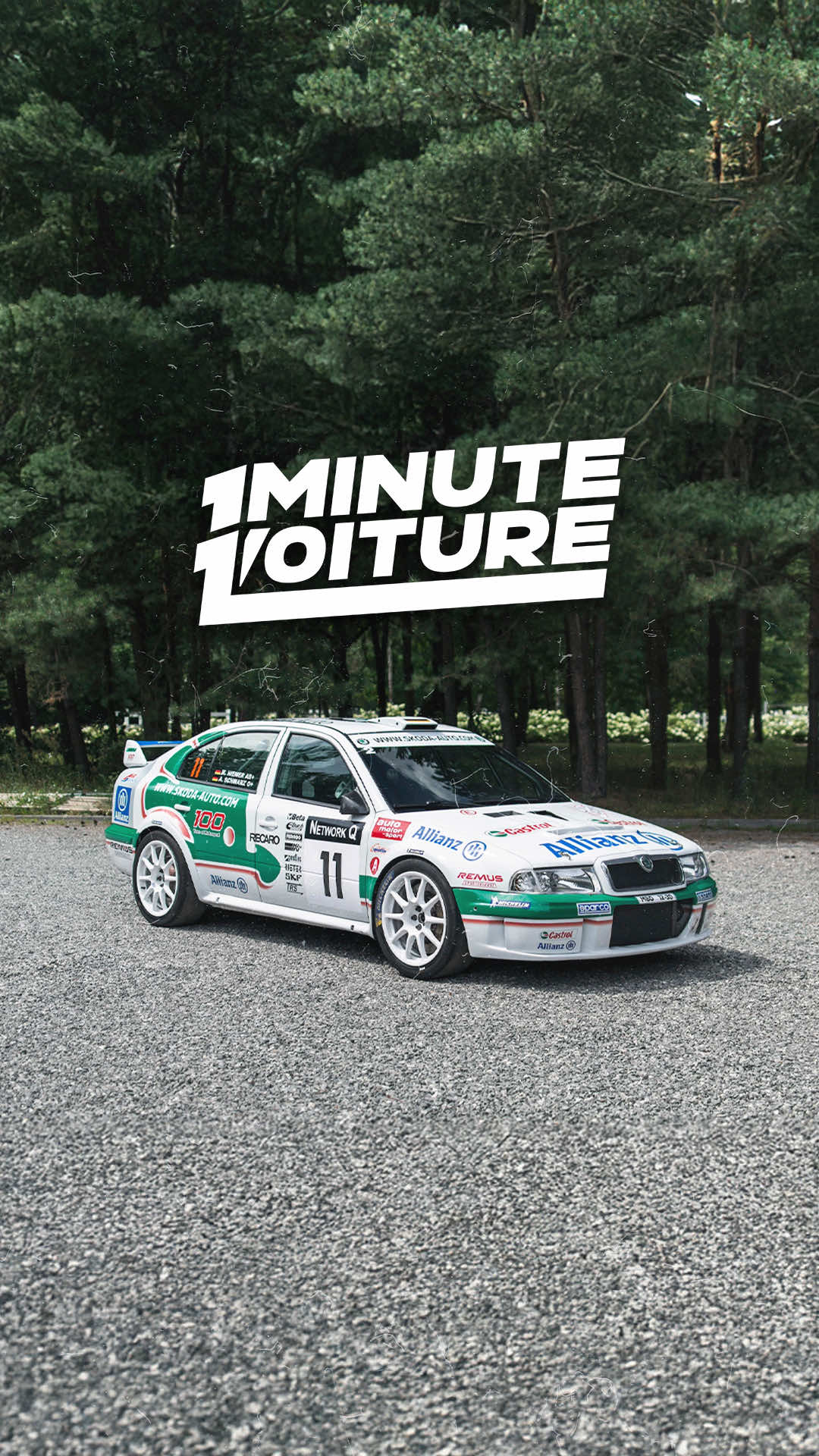 A post by @mathias_your_friend on TikTok caption: Le tank du WRC 😂 Et un grand merci à @ŠkodaFrance pour avoir rendu cette rencontre en République Tchèque possible 😂🙏🏼 #octavia #wrc #skoda 