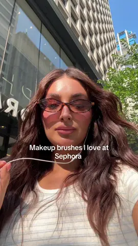 A post by @vanessanicolestern on TikTok caption: pretend I’m at Sephora with you  @sephora 64 and 27 @Rare Beauty liquid pinch brush @Saie all over face powder brush @Hourglass Cosmetics blush brush @Morphe Cosmetics  @Patrick Ta Beauty dual ended brush #sephorarecs #fyp