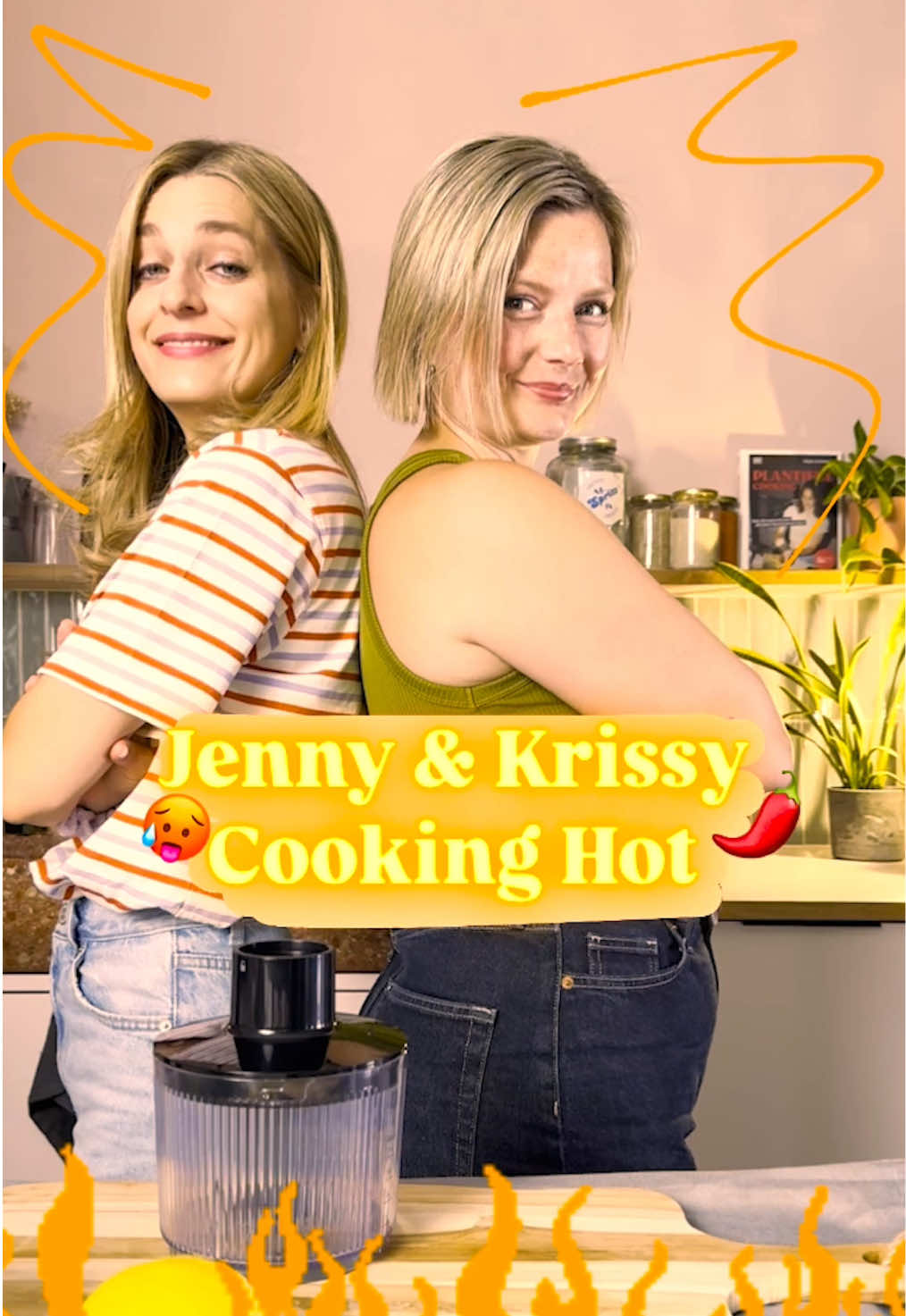 A post by @fitgreenmind on TikTok caption: Hi, we’re Jenny and Krissy – and we’re taking over fitgreenmind. 😎 After years behind the scenes, we decided it’s time to step into the kitchen (because apparently Maya doesn’t want anymore and we didn’t want to let you down)… questionable idea, we know.🤭 Today’s recipe? Well… it started as a broccoli soup. Or dip. We’re still not sure. But what we do know: we’re bringing fresh energy, weird ideas, and our very unique skills.  This is just the beginning of a new fitgreenmind era. Wish us luck – we might need it. 🌱💥 #fitgreenmind #newchapter #veganfoodgoodmood  #jennyandkrissycookinghot