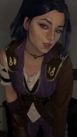 A post by @leannmel on TikTok caption: Posting drafts because I don’t have time to cosplay 🫠 #caitlyn #caitlynkiramman #caitlynarcane #caitlyncosplay #arcanecosplay #caitvi #fy 