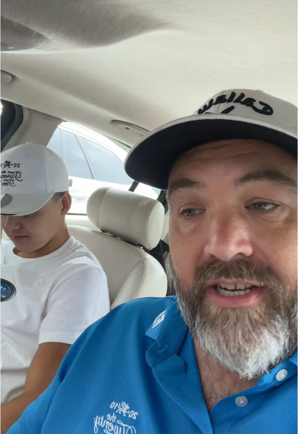 A post by @itsdaddymay on TikTok caption: Oops! @charlie may 😬 #daddymay #mayfamily #mayfamilypub #russellarms #family #car #problems