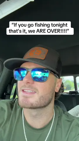 A post by @cadenmcguire on TikTok caption: Hahahahahaha sorry baby but fish won’t leave!!! 