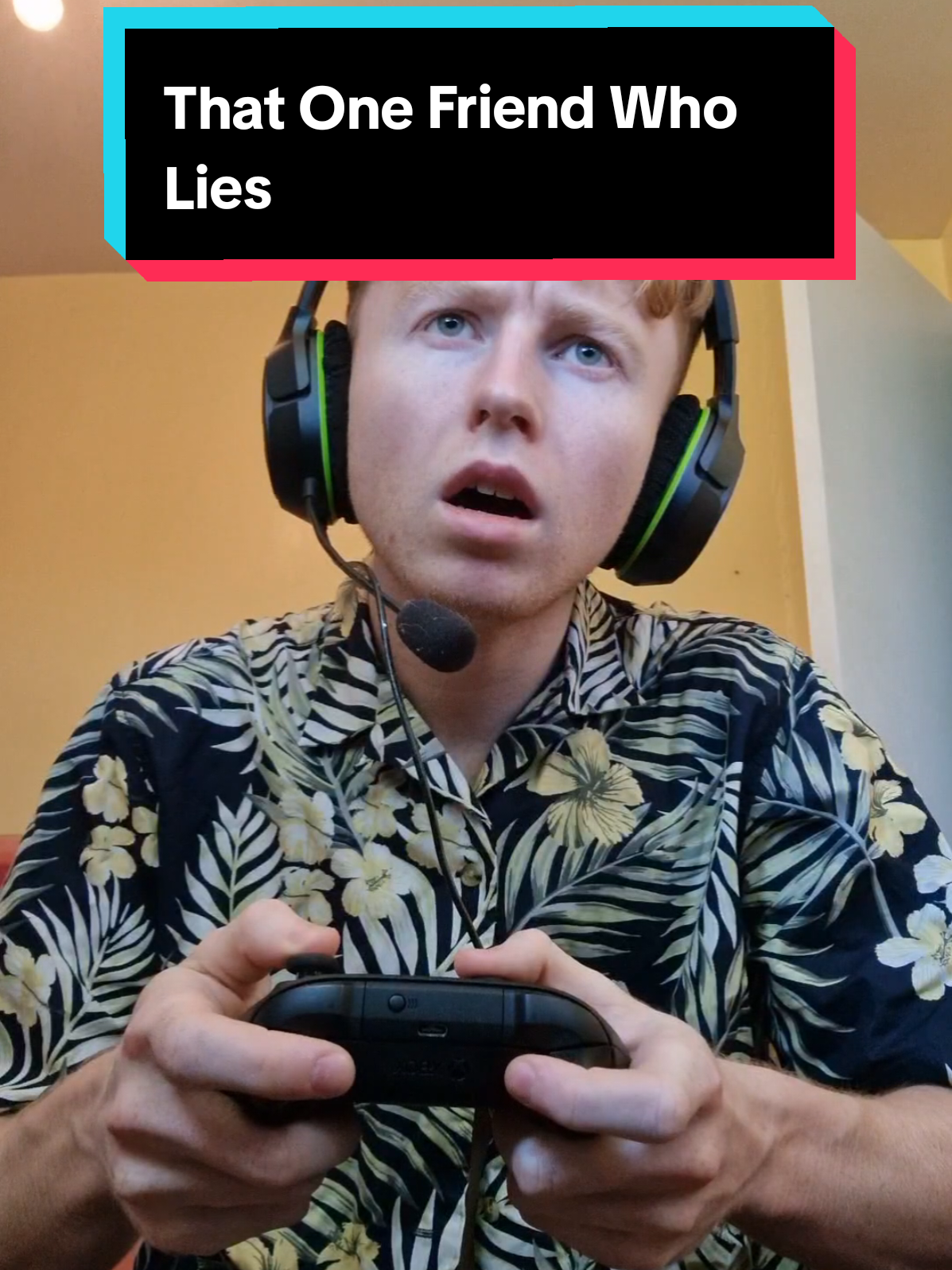 A post by @jjeverettrose on TikTok caption: That one friend who lies for no reason #fyp #foryou #relate #Summer #lie #noschool 