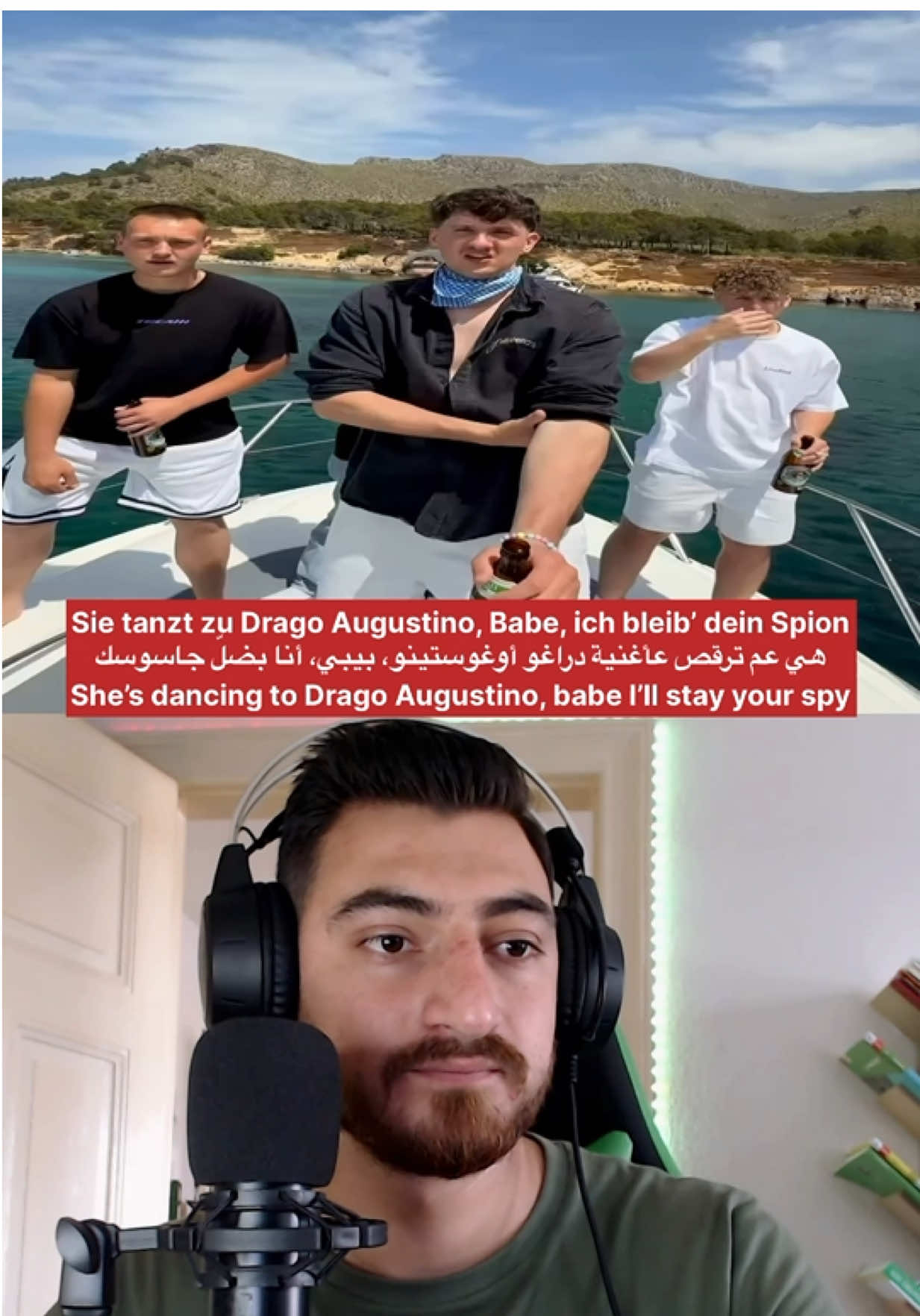 A post by @dazdaf on TikTok caption: Tream - Drago Augustino auf Arabisch und Englisch übersetzt. (مترجمة إلى العربية والإنجليزية) @Tream  #tream #dragoaugustino #spain #deutschesongs #deutschland 
