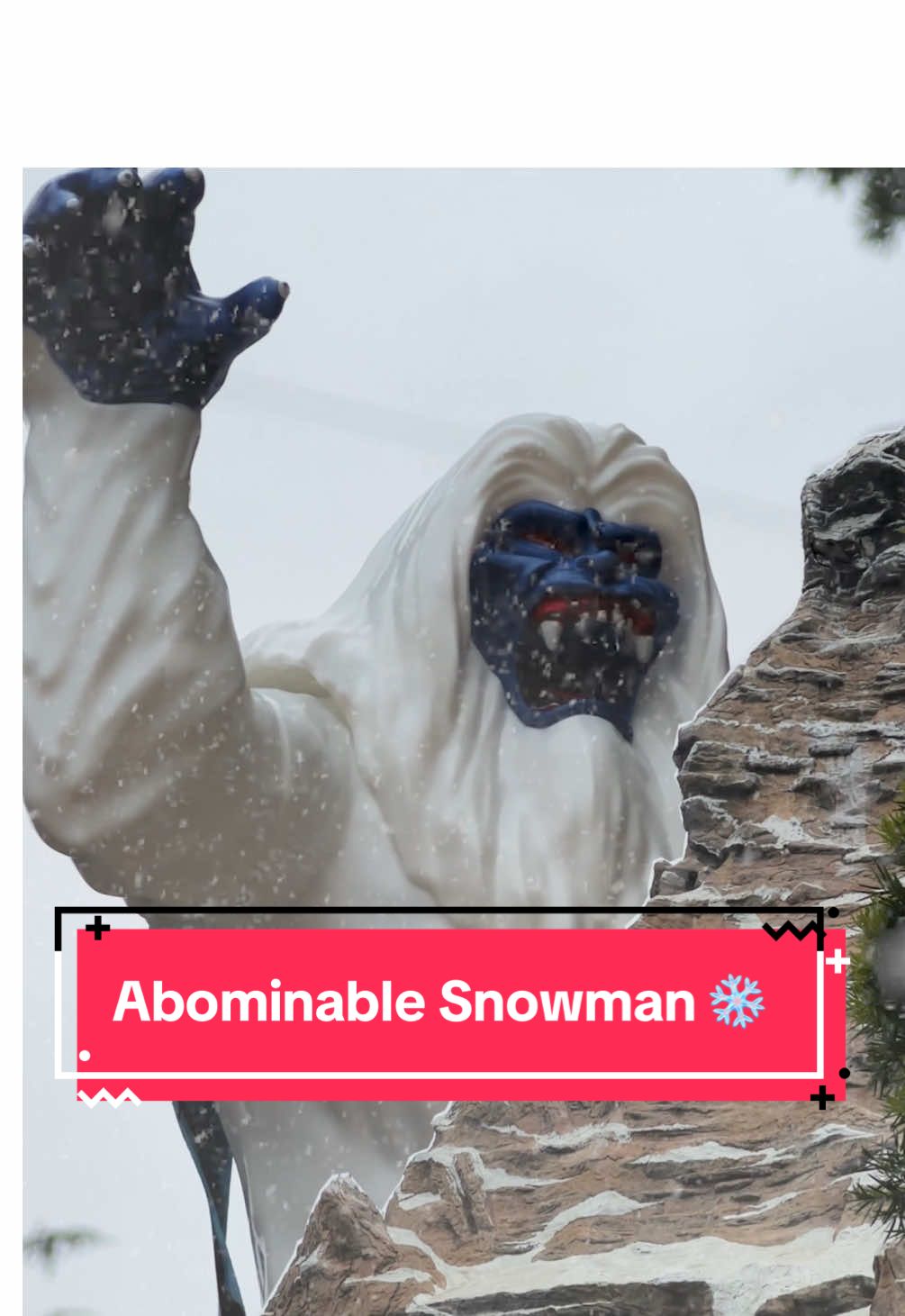 A post by @disneyparks on TikTok caption: The Abominable Snowman has emerged from his icy cave to celebrate The Happiest Place on Earth! 🤩🗻  Find the Disneyland 70th Celebration Abominable Snowman Sipper at various locations throughout Disneyland Park! 🎉 #DisneyEats #Disneyland #Disneyland70 #AbominableSnowman