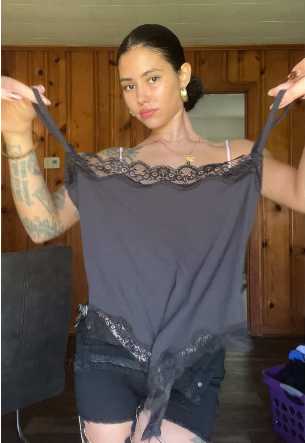 A post by @barbarasandre on TikTok caption: lace bodysuit smooth like butter💋