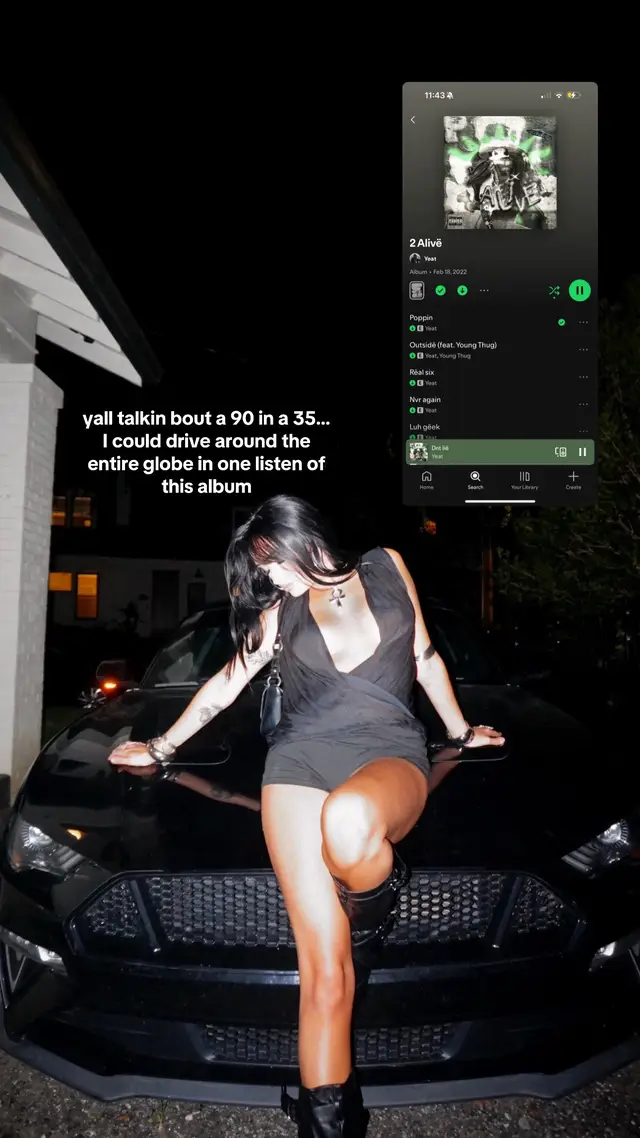 A post by @mayagoz on TikTok caption: #90ina35 #yeat #2alive 