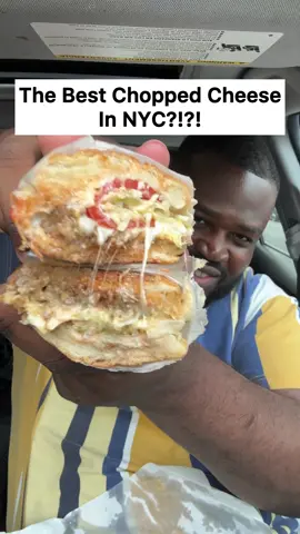 A post by @mostasting on TikTok caption: This Is The First and Best Chopped Cheese In NYC, Blue Sky Deli Food Review #nyc #choppedcheese #nycfood #nyceats #nycspots #tastetest #nycfoodie #foodcritic #nycrestaurantreviews #foodreview 