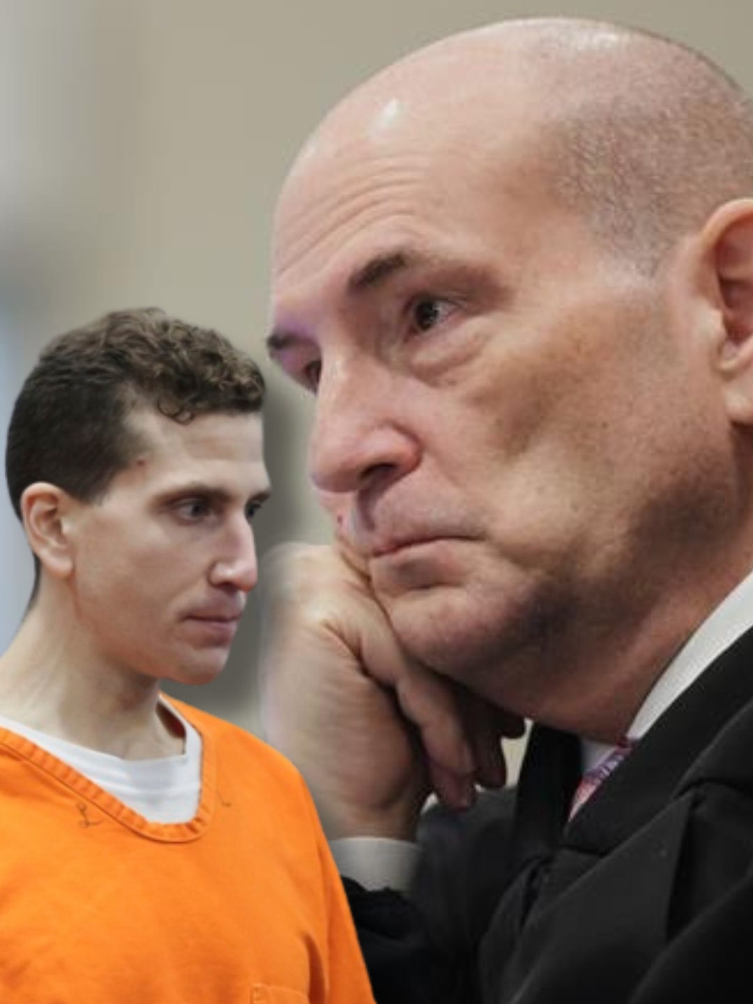 A post by @courttvlive on TikTok caption: "Parents who took their children to college in a truck filled with moving boxes, had to bring them home in hearses, lined with coffins."       Judge #StevenHippler delivered CHILLING statements before handing down a life sentence to  #Idaho4 murderer, #BryanKohberger.      #CourtTV What do YOU think? #EthanChapin #MadisonMogen #XanaKernodle #crime #courtroom #courtroomdrama #crimestory #truecrimestory