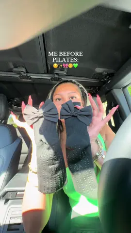 A post by @valery.zamoraa on TikTok caption: CAN WE TALK ABOUT HOW CUTE MY SOCK’S ARE🎀🎀?? #fyp #foryoupage #pilates #pilatesprincess #real 