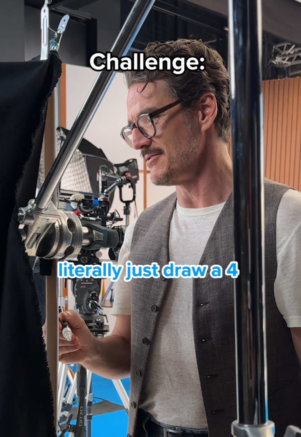 A post by @marvel on TikTok caption: Drawing skills 4/4 Experience The Fantastic Four: First Steps in theaters Friday! Get tickets now.