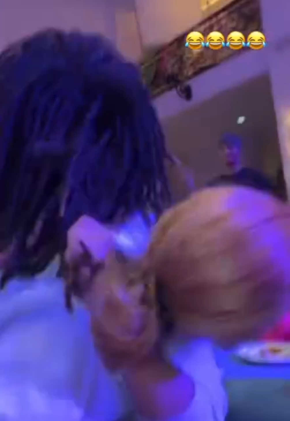 A post by @jordynlucas_ on TikTok caption: The only way to dance with a dread head nbs!