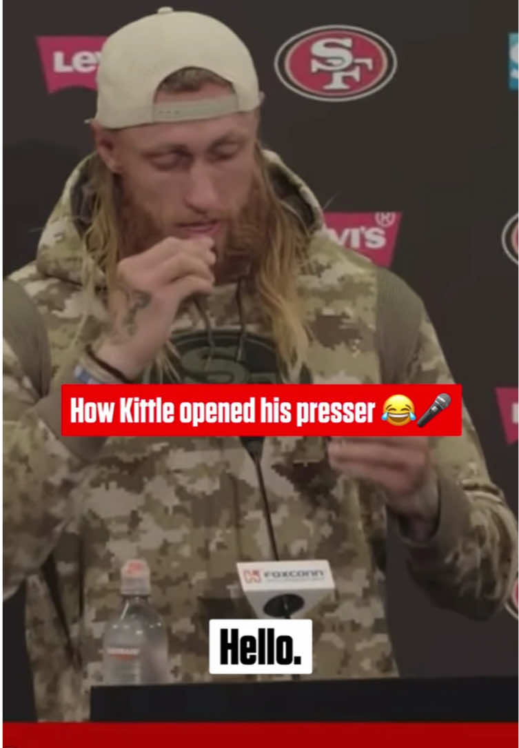 A post by @nfl on TikTok caption: can't get anything past #georgekittle 😭😭 #sanfrancisco #49ers #nfl @San Francisco 49ers 