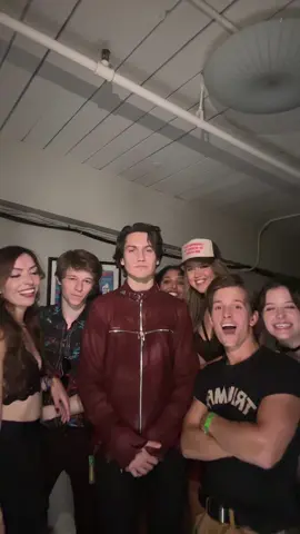 A post by @ on TikTok caption: the cast of htlapc pulled up to seattle for my show ! i love yall to pieces