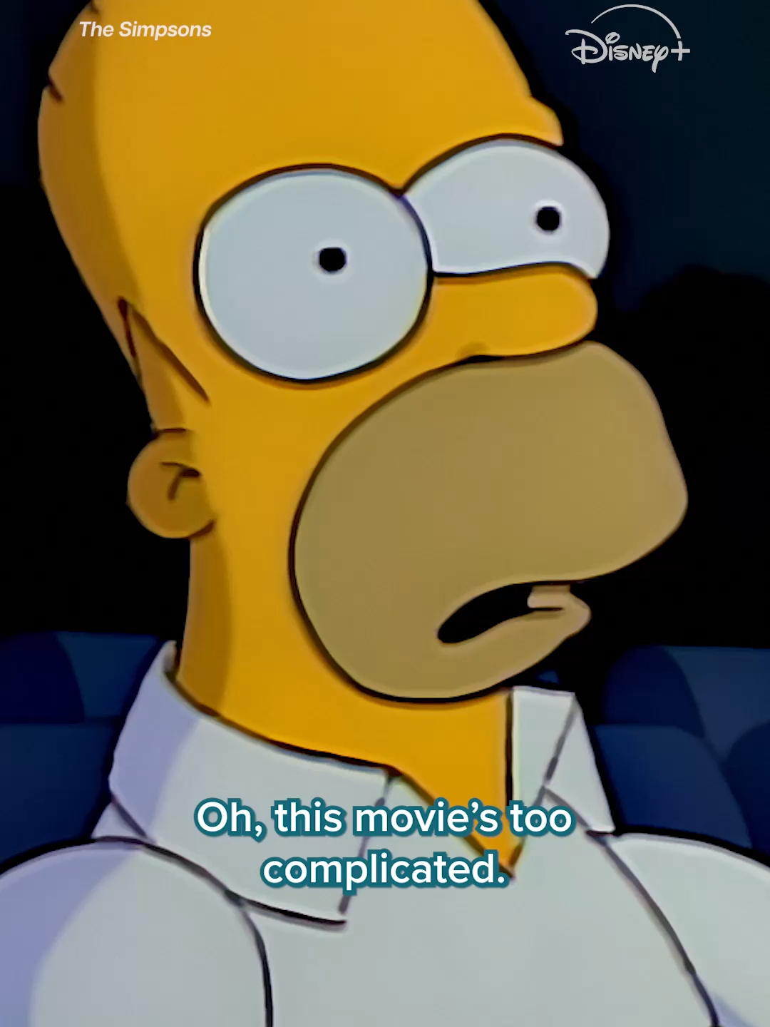 A post by @disneyplus on TikTok caption: Quiet up front! 🗣️  🎥: S3E19 “Colonel Homer,” The Simpsons on Disney+