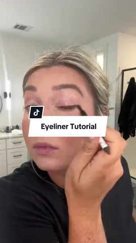 A post by @shelbstales on TikTok caption: how I do my everyday brown winged eyeliner -using the Makeup by Mario liner #makeuptutorial #howto #wingedeyeliner #eyelinertutorial #eyelinertips 