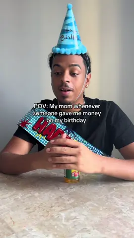 A post by @_vlonejon on TikTok caption: “Ima hold this for you” 😭🎈💰 #fyp #relatable #mothers #birthday #celebration #gift #viral #explore #childhoodmemories #truestory #_vlonejon #pov #surprise 