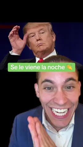 A post by @carlos_eduardo_espina on TikTok caption: Se le viene la noche a Donald Trump 👏