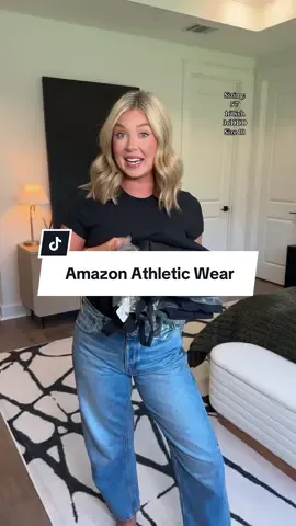 A post by @shelbstales on TikTok caption: back to my roots with some Amazon athletic wear - midsize edition. I was shocked that I ended up liking everything I got. The first shorts were a 4” but everything else I said was correct. All in my SF under Active Wear #midsizefashion #midsizestyle #athleticwear #amazonfavorites #amazonathleticwear 