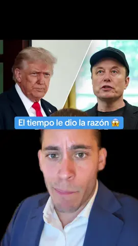 A post by @carlos_eduardo_espina on TikTok caption: El tiempo le dio la razón a Elon Musk 😱