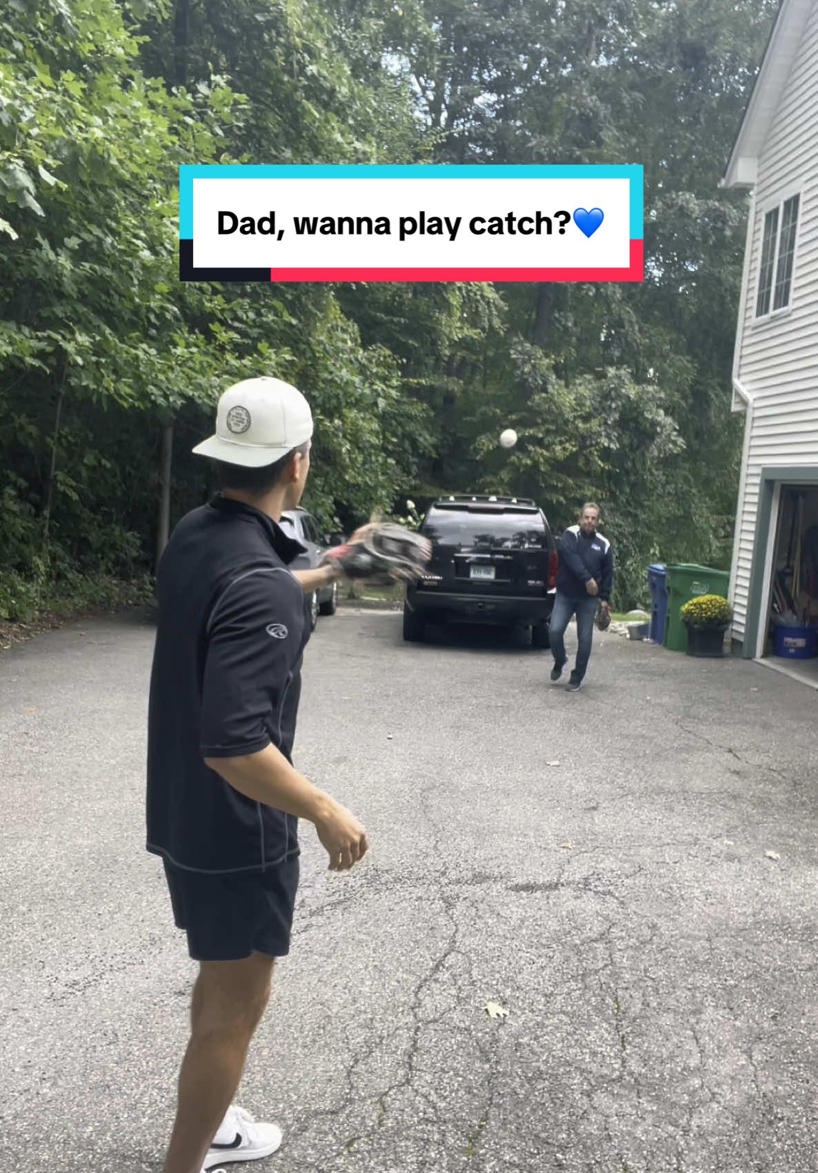 A post by @jacksonolson_ on TikTok caption: Thank you Dad🥹 #father #baseball 