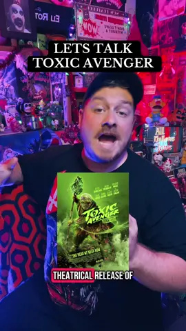 A post by @allhallowscleave on TikTok caption: Get Ready for The Toxic Avenger! @Toxic Avenger #horrortok #toxicavenger #movietok #filmtok 