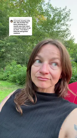 A post by @meganlebron on TikTok caption: Replying to @Desiree Hey, let me know how I can help. #missingperson #help #fyp #family #answers #honest #foryoupage 