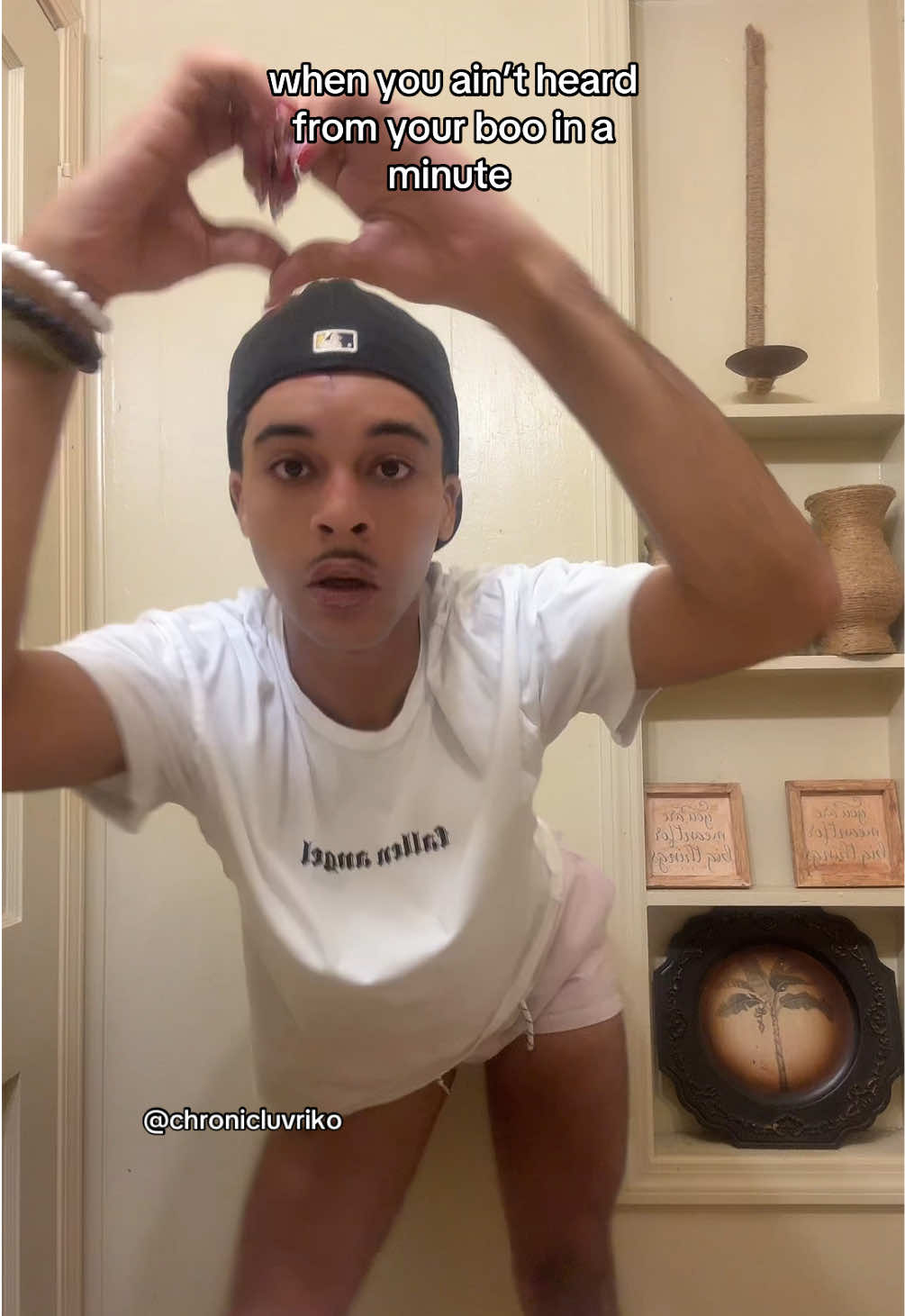 A post by @chronicluvriko on TikTok caption: hate to say it but that’s somebody else boo now 😂 time to explore other options 😇 I LOVE THIS SONG 💪🏾🔥 #fypシ #trending #quote #mood #greenscreen 