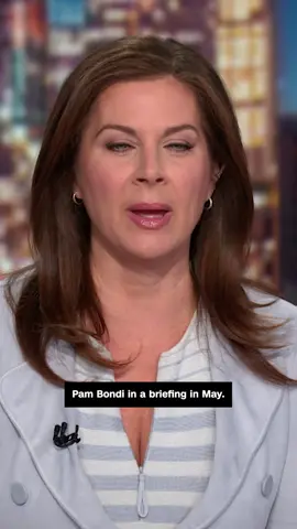A post by @cnn on TikTok caption: CNN’s Erin Burnett explains how reports that President Trump was briefed that he is named in the Epstein files shine a light on his recent denials of that exact claim.