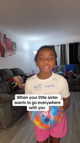 A post by @ on TikTok caption: Like I’m trying to go smoke you can’t come girl 😭🤣 #fyp #sisters #trending #shrek #viral 