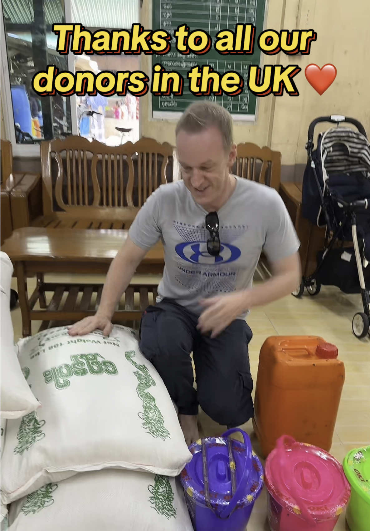 A post by @kopetebwb on TikTok caption: Donation of various items to a children’s home near Yangon #kopete #myanmar #thankyoumyanmar @Di Di 