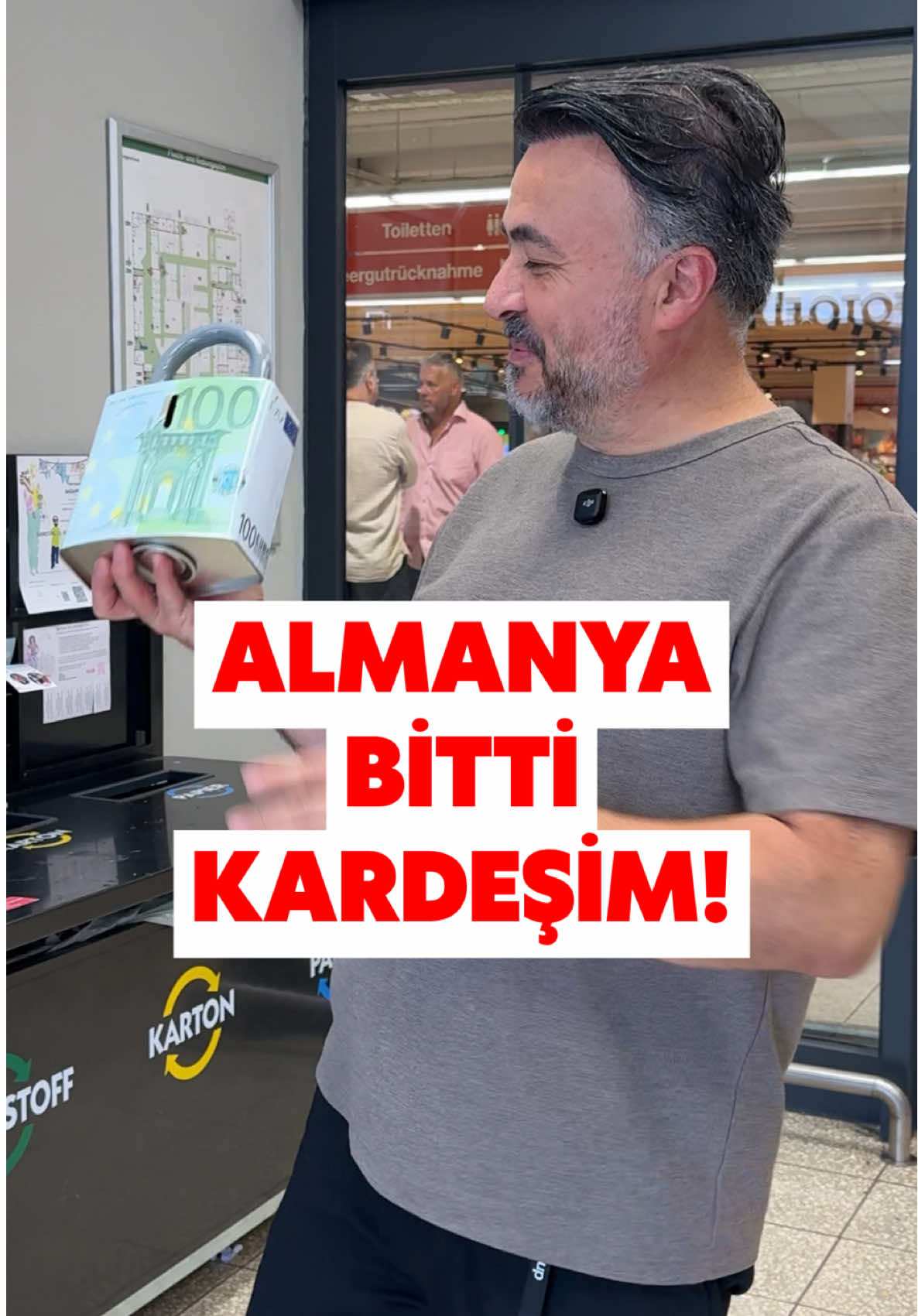 A post by @benyuxel on TikTok caption: Almanya bitti kardeşim! Tatil parasını bile kumbarayla biriktiriyoruz 😂 Kumbaramdaki biriken bozuk paraları, %9,9 komisyonla tümlettik. Bu Almanya gerçekten bitmiş kardeşim.  %10 komisyon olur mu? 😂 #benyuksel #almanya