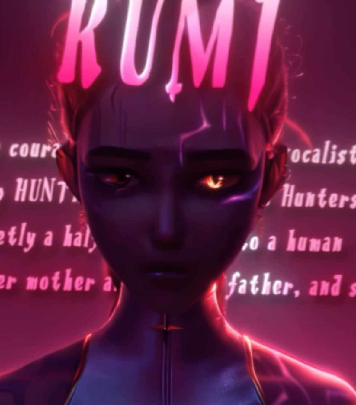 A post by @onllytt on TikTok caption: The best cartoon I've watched in a long time || RUMI Edit #rumi #rumikpopdemonhunters #rumiedit #kpopdemonhunters #kpopdemonhuntersedit 