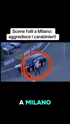 A post by @police.controll on TikTok caption: Lancia oggetti ai carabinieri e fugge! #polizia #carabinieri #notizie #cronaca #italia 